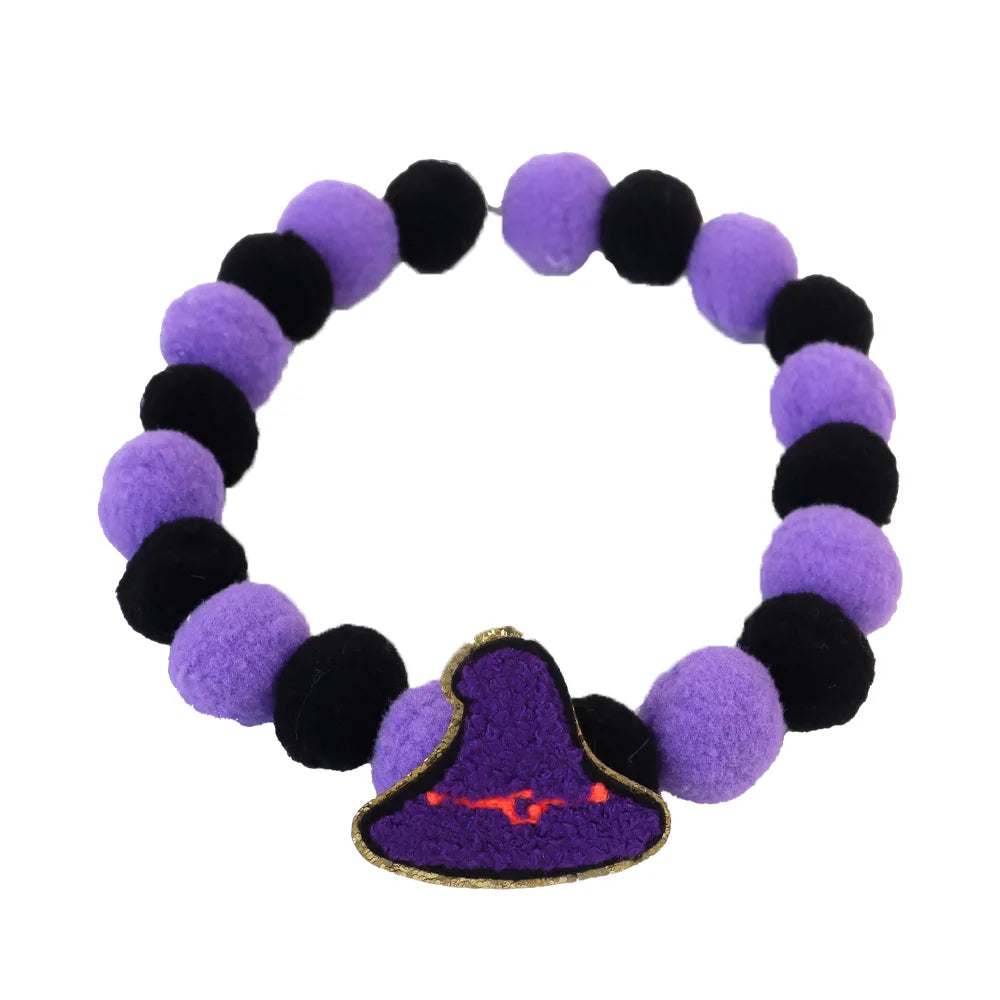 Christmas Pet Collars, Cat & Dog Funny Plush Balls Elastic Headpieces , Halloween , Party Accessories