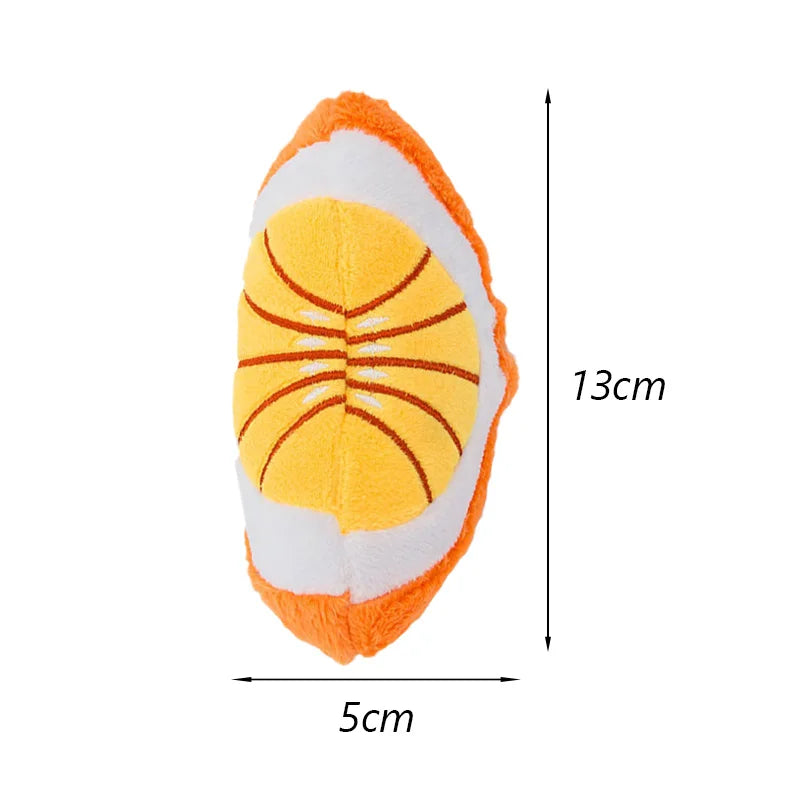 Bite Resistant Puppy Dog Cat Chew Toys Plush Squeaky Pet Fruit Toy for Small Medium Dogs Chihuahua Beagle mascotas Accessories
