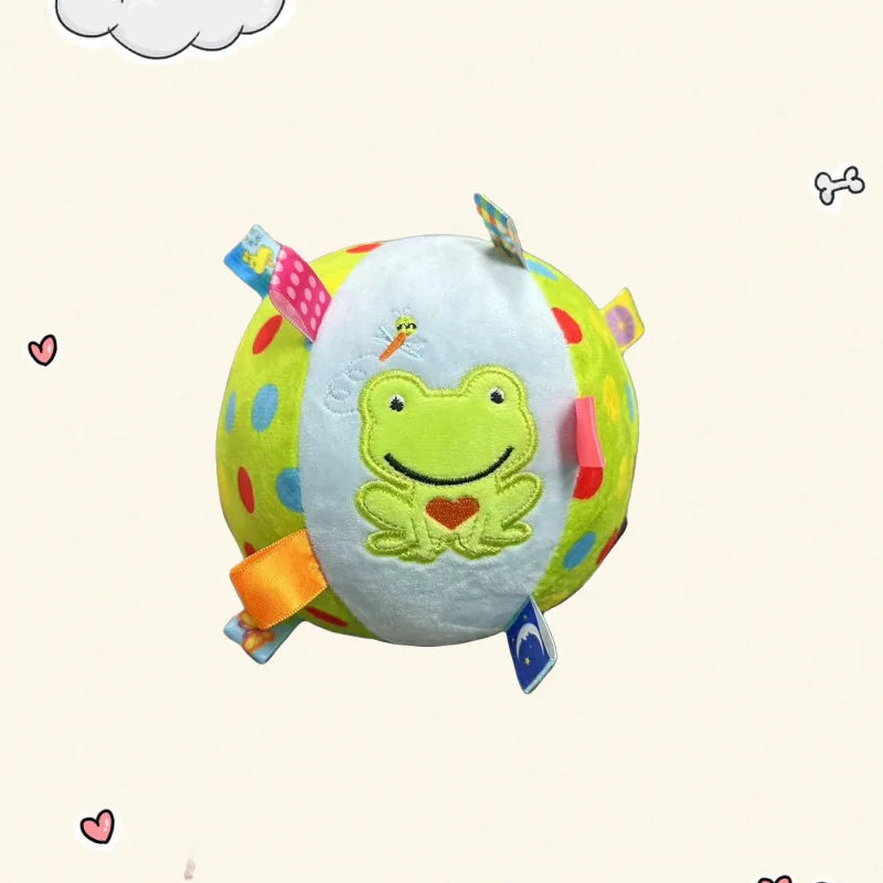 Plush Dog Vocal Toy Ball Funny Interactive Pet Toys with Bells Cleaning Tooth Chew Toy For Small Large Dogs Cats Puppy Products