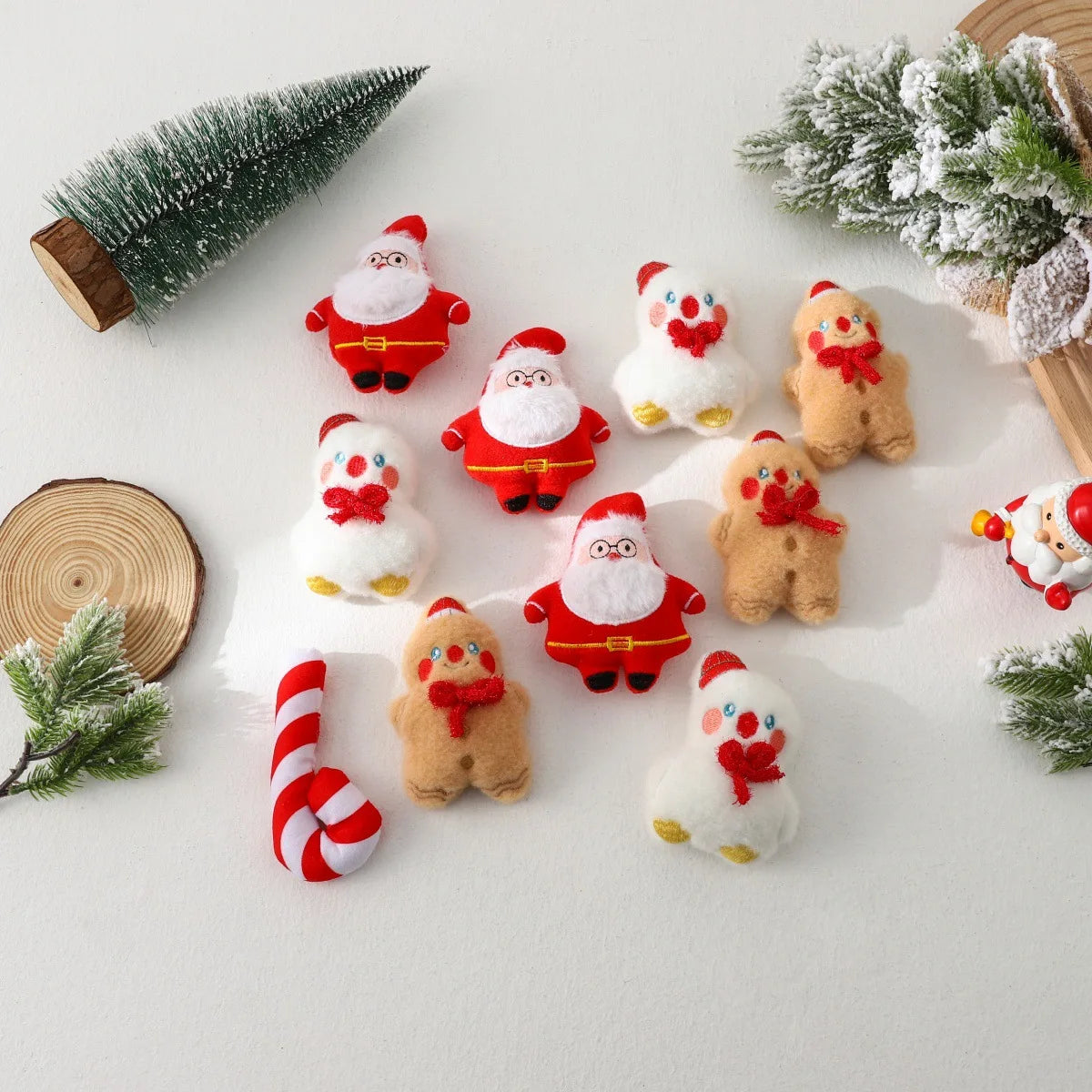 Christmas Dog Toy with BB Barking Sound Teeth Cleaning Christmas Pet Toy Puppy Accessories Interactive Toys for Small Dogs