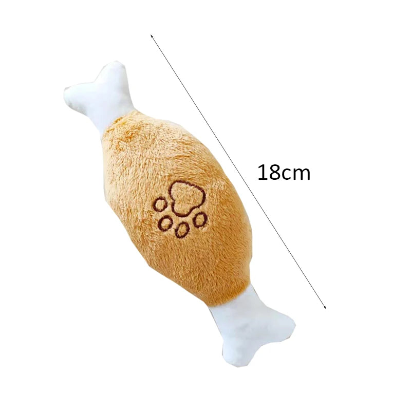 Puppy Dog Cat Squeaker Toys Soft Plush Pet Stuffed Little Toy for Small Dogs Chihuahua Pomeranian Gift Happy Time Pet Supplies