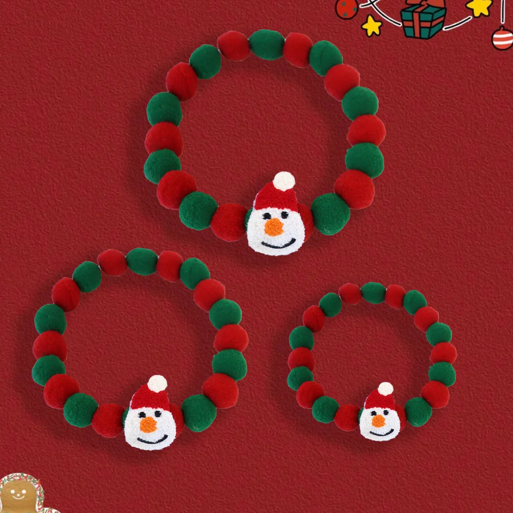 Christmas Pet Collars, Cat & Dog Funny Plush Balls Elastic Headpieces , Halloween , Party Accessories