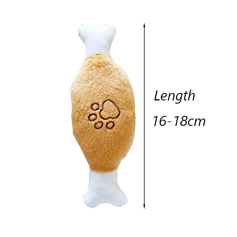 Puppy Dog Cat Squeaker Toys Soft Plush Pet Stuffed Little Toy for Small Dogs Chihuahua Pomeranian Gift Happy Time Pet Supplies